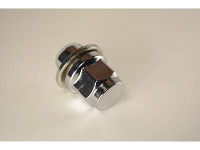 Matrix Гайка M12X1.50 Хром h=37,5мм Прессшайба, носик 18,5 мм, закр.ключ 21мм