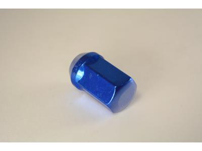 Matrix Гайка M12X1.25 Синий хром h=35мм, Конус с выступом